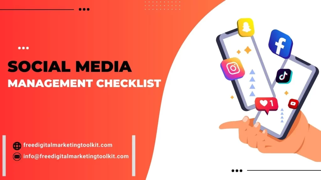 Social Media Management Checklist